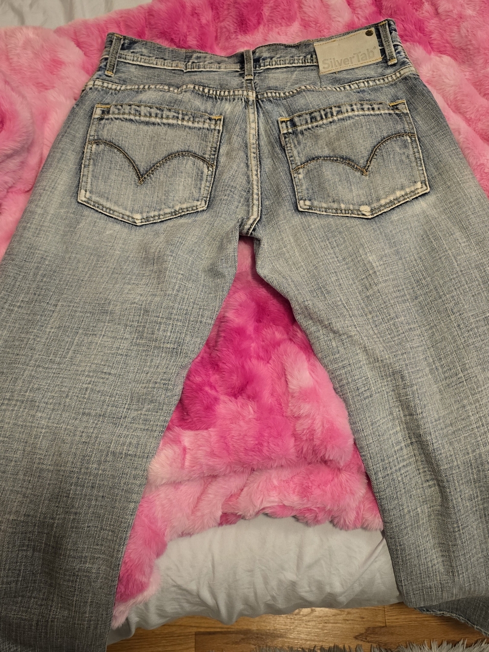 Levis Silvertab Jeans Light Blue Bootcut Women’s